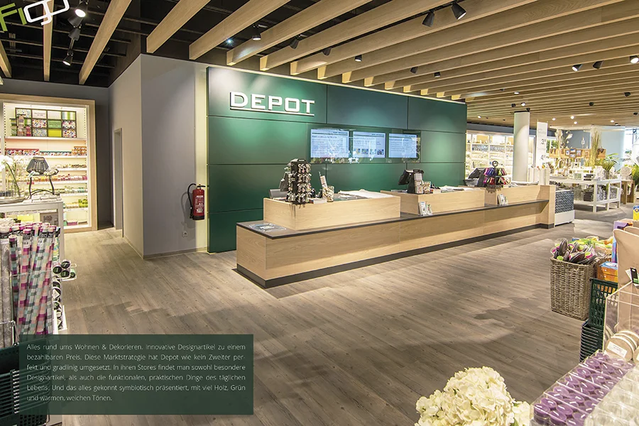 Depot - Referenz der Figo Gmbh, Ladenbau, Shopdesign, Shopkonzepte
