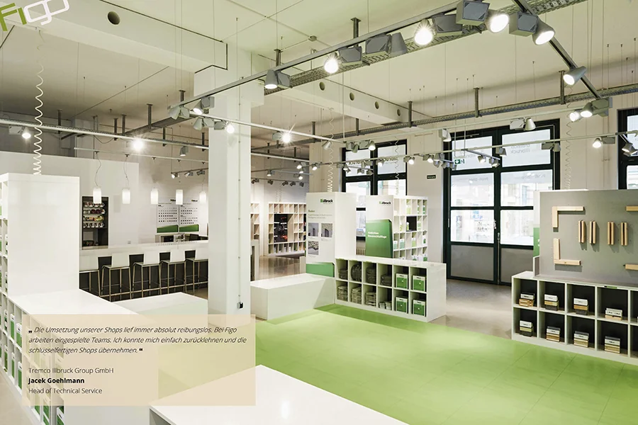 Tremco Illbruck - Referenz der Figo Gmbh, Ladenbau, Shopdesign, Shopkonzepte